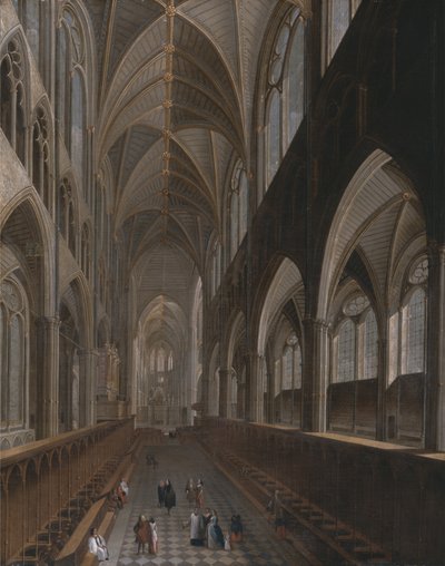 The Interior of Westminster Abbey by Unbekannt Unbekannt